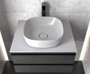 Раковина для ванної кімнати Kolpa San Lux 380 ON 38х12 см без отворів без переливу Kerrock білий 864110