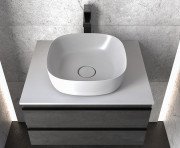 Раковина для ванної кімнати Kolpa San Lux 380 ON 38х12 см без отворів без переливу Kerrock білий 864110