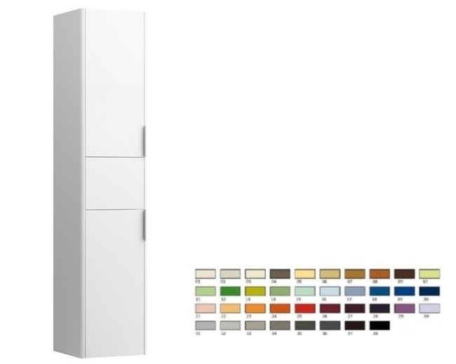 Пенал для ванної Laufen Base 35х33,6х165 см петлі зліва МДФ колір на вибір H4027111109991