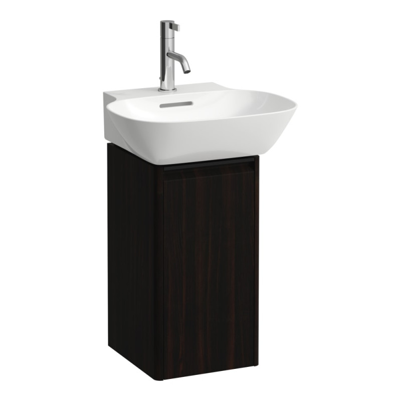 Тумба под раковину Laufen Base подвесная 27,7х29,6 см петли слева ДСП темно-коричневый вяз H4030131102631