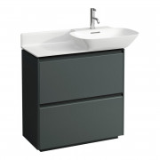 Тумба под раковину Laufen Base 76,9х34,8 см напольная МДФ серый H4030041102661