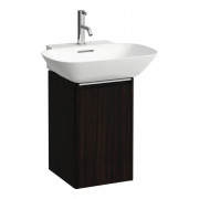 Тумба под раковину Laufen Base подвесная 31,7х33,9 см петли слева ДСП темно-коричневый вяз H4030211102631
