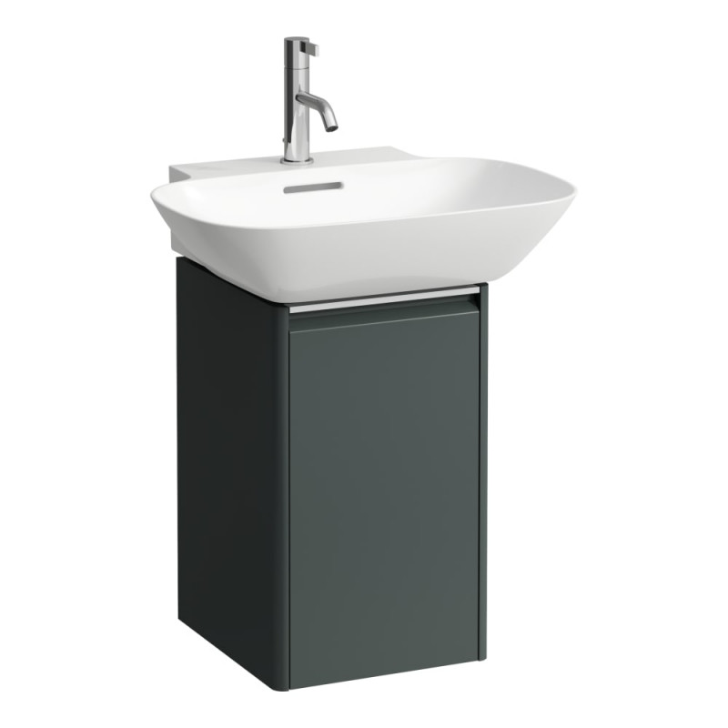 Тумба под раковину Laufen Base подвесная 31,7х33,9 см петли справа МДФ серый H4030221102661