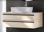 Тумба под раковину Kolpa San Alexis OA 80 800x500x342 мм МДФ дерево столешница Kerrock 547180