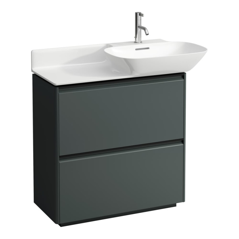 Тумба под раковину Laufen Base 76,9х34,8 см напольная МДФ серый H4030041102661