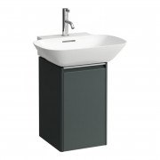 Тумба під раковину Laufen Base підвісна 31,7х33,9 см петлі зліва МДФ сірий H4030211102661