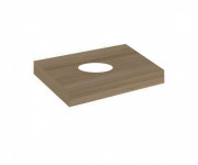 Столешница Laufen Case 791х520х80 мм с вырезом МДФ светлый дуб H4051210755191
