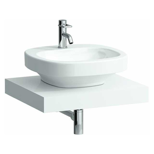 Столешница Laufen Case 596х520х80 мм с вырезом МДФ белый матовый H4051110754631