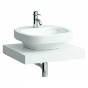 Столешница Laufen Case 596х520х80 мм с вырезом МДФ белый матовый H4051110754631