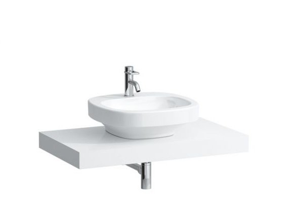 Стільниця Laufen Case 894х520х80 мм без вирізу МДФ білий матовий H4051300754631