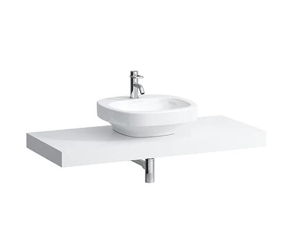 Стільниця Laufen Case 1191х520х80 мм без вирізу МДФ білий матовий H4051400754631
