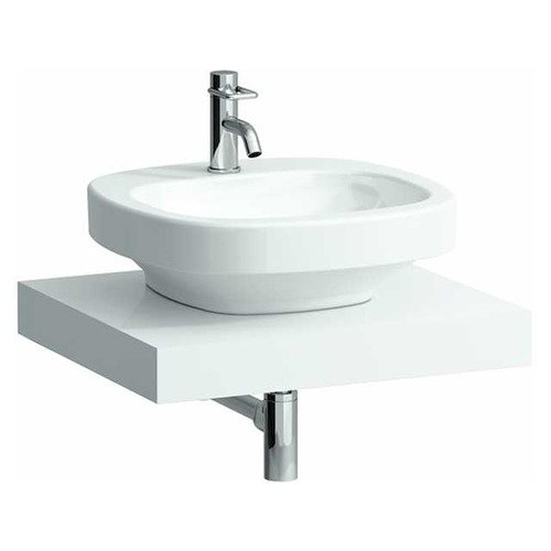 Стільниця Laufen Case 596х520х80 мм із вирізом МДФ білий матовий H4051110754631