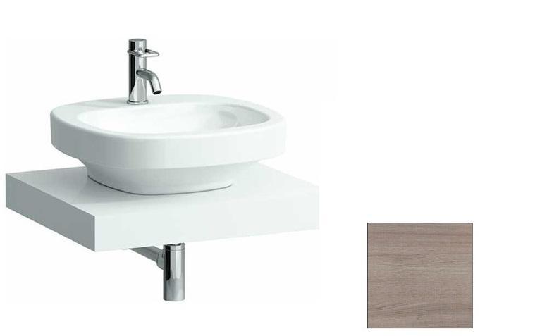 Стільниця Laufen Case 596х520х80 мм із вирізом МДФ світлий дуб H4051110755191