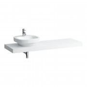 Столешница Laufen Case 1581х520х80 мм с вырезом слева МДФ белый матовый H4051520754631