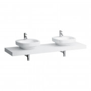 Столешница Laufen Case 1787х520х80 мм с вырезом справа и слева МДФ белый матовый H4051640754631