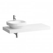 Стільниця Laufen Case 1191х520х80 мм з вирізом зліва МДФ білий матовий H4051420754631