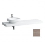 Стільниця Laufen Case 1581х520х80 мм з вирізом зліва МДФ світлий дуб H4051520755191