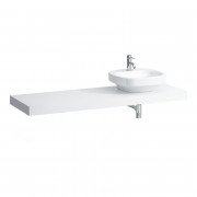 Стільниця Laufen Case 1581х520х80 мм з вирізом праворуч МДФ білий матовий H4051530754631