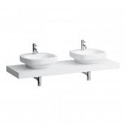 Столешница Laufen Case 1581х520х80 мм с вырезом справа и слева МДФ белый матовый H4051540754631