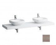 Столешница Laufen Case 1787х520х80 мм с вырезом справа и слева МДФ светлый дуб H4051640755191