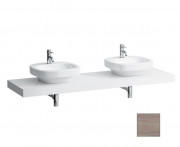 Стільниця Laufen Case 1787х520х80 мм з вирізом праворуч та ліворуч МДФ світлий дуб H4051640755191