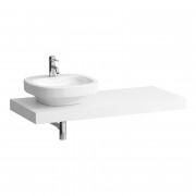 Стільниця Laufen Case 1191х520х80 мм з вирізом зліва МДФ білий матовий H4051420754631