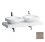 Стільниця Laufen Case 1191х520х80 мм з вирізом праворуч та ліворуч МДФ світлий дуб H4051440755191