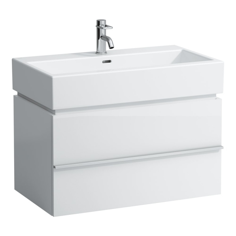 Тумба під раковину Laufen Case підвісна 79х45,5 см МДФ білий глянсовий H4012410754751