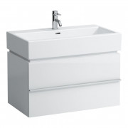 Тумба під раковину Laufen Case підвісна 79х45,5 см МДФ білий глянсовий H4012410754751