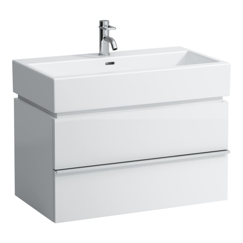 Тумба під раковину Laufen Case підвісна 79х45,5 см МДФ білий глянсовий H4012420754751