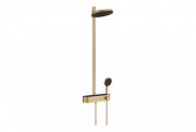 Душевая стойка для душа Hansgrohe Pulsify S Showerpipe 260 2jet с термостатом шлифованная бронза 24240140