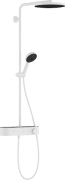 Душова стійка для душу Hansgrohe Pulsify Showerpipe EcoSmart 260 1jet із термостатом матовий білий 24221700