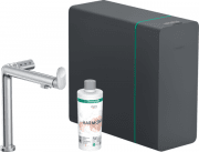 Смеситель для кухни Hansgrohe Aqittura M91 SodaSystem 240 однорычажный стартовый набор хром 76837000