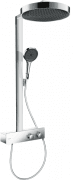 Душова стійка для душу Hansgrohe Rainfinity Showerpipe 360 1jet з термостатом хром 26853000