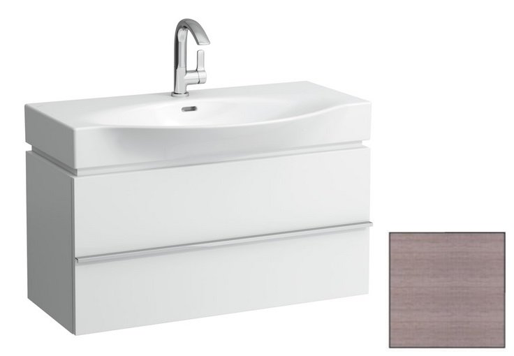 Тумба під раковину Laufen Case підвісна 89,3х37,5 см МДФ світлий дуб H4012510755191