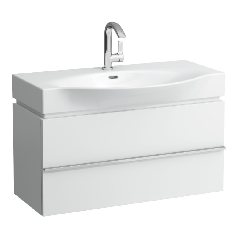 Тумба под раковину Laufen Case подвесная 89,3х37,5 см МДФ белый глянцевый H4012520754751