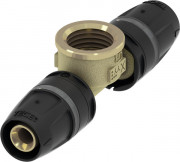 Трійник TECE TECElogo-Push з внутрішнім різьбленням 40xRp 1''x40 латунь/PPSU 8610408