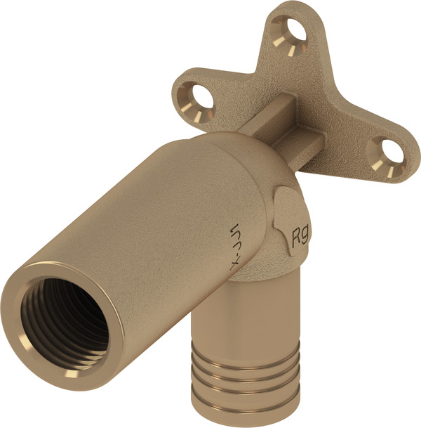 Уголок TECE TECElogo-Push с настенным креплением удлиненный 20xRp 1/2'' бронза/кремниевая бронза 8723008