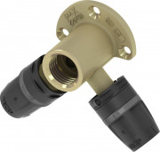 Тройник угловой TECE TECElogo-Push с настенным креплением 16хRp 1/2''х16 кремниевая бронза 8723014