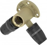 Тройник угловой TECE TECElogo-Push с настенным креплением 16хRp 1/2''х16 кремниевая бронза 8723014