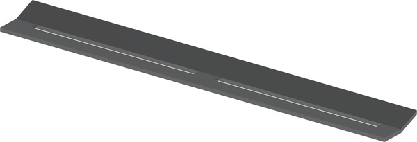 Съемная декоративная панель для водосточного желоба TECE TECEdrainprofile глянец черный хром 675011