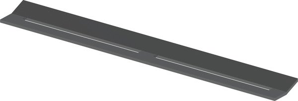 Знімна декоративна панель для ринви TECE TECEdrainprofile глянець чорний хром 675011