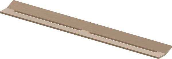 Знімна декоративна панель для ринви TECE TECEdrainprofile сатин червоний позолочений 675014