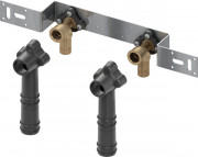 Монтажний вузол TECE TECElogo-Push 150 мм з куточками з настінним кріпленням 20xRp 1/2'' бронза/кремнієва бронза 8723102