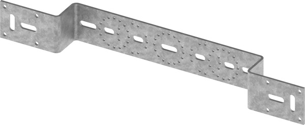 Усиленная монтажная пластина TECE TECEflex для трех настенных уголков оцинкованная сталь 721005