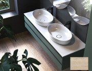 Тумба под раковину Kolpa San Alexis OA 150 1500x500x342 мм МДФ дерево столешница Kerrock 547250