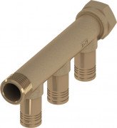 Колектор універсальний TECE TECElogo R 3/4''x Rp 3/4'' 3 контури x 20 бронза/кремнієва бронза 8733003