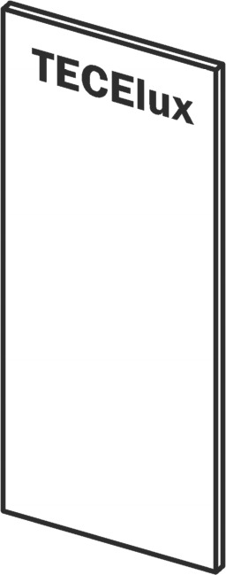 Інформаційна табличка для виставок TECE TECElux ручний привід 9650554