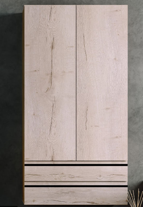 Шафка для ванної підвісної Kolpa San Alexis A 1461/750 750x1460x320 мм МДФ дерево 547300