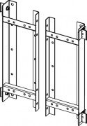 Рамки для крепления опорных пластин модуля TECE Geronto сталь 2 шт 9820437